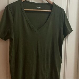 Old Navy Women's Olive Short Sleeve Tee